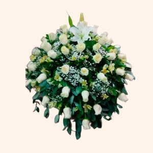 Manto Floral De (48 Rosas y Lirios)