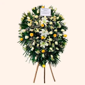 Trípode Floral (48 Rosas y Diferentes Flores)